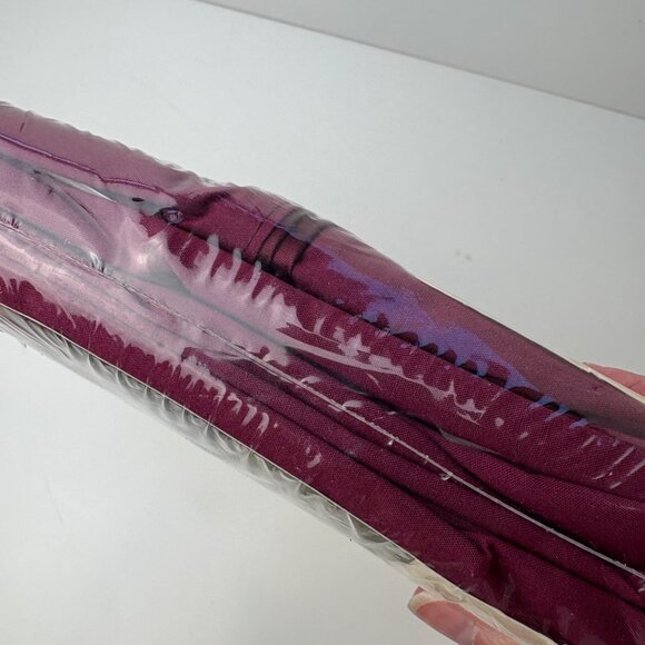 JC Penney King Flat Sheet NEW Cranberry No Iron Percale Springmaid 200 Classic - Picture 4 of 7